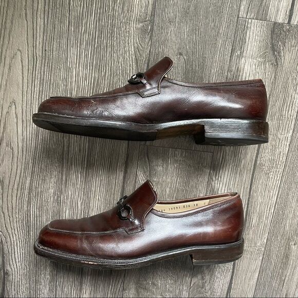 Salvatore Ferragamo Brown Leather Loafers main image 5